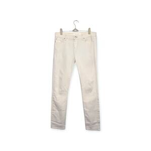 IRO JEANS Women's Sz 30 Cream Skinny Mid Rise Jeans
